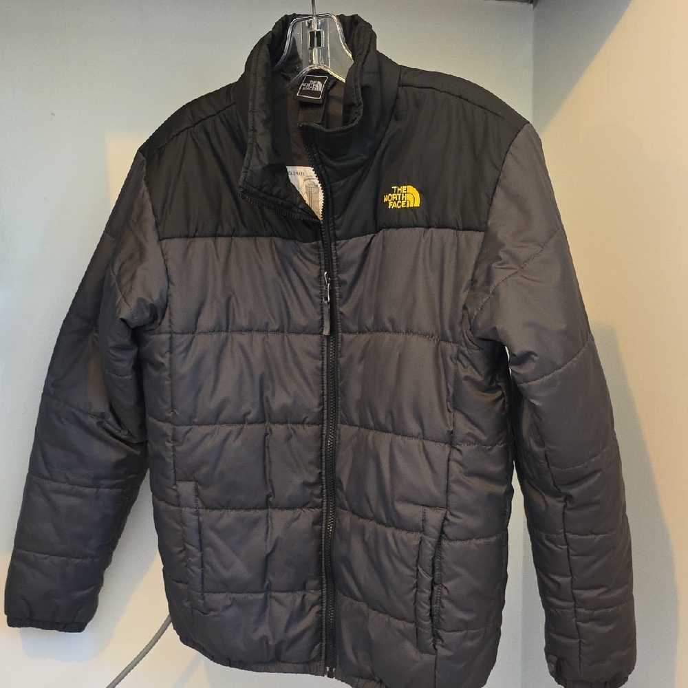 The North Face Triclimate Black, Gray And  Yellow Jacket Combo